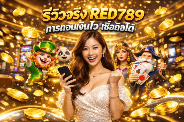รีวิวจริง RED789 การถอนเงินไว เชื่อถือได้